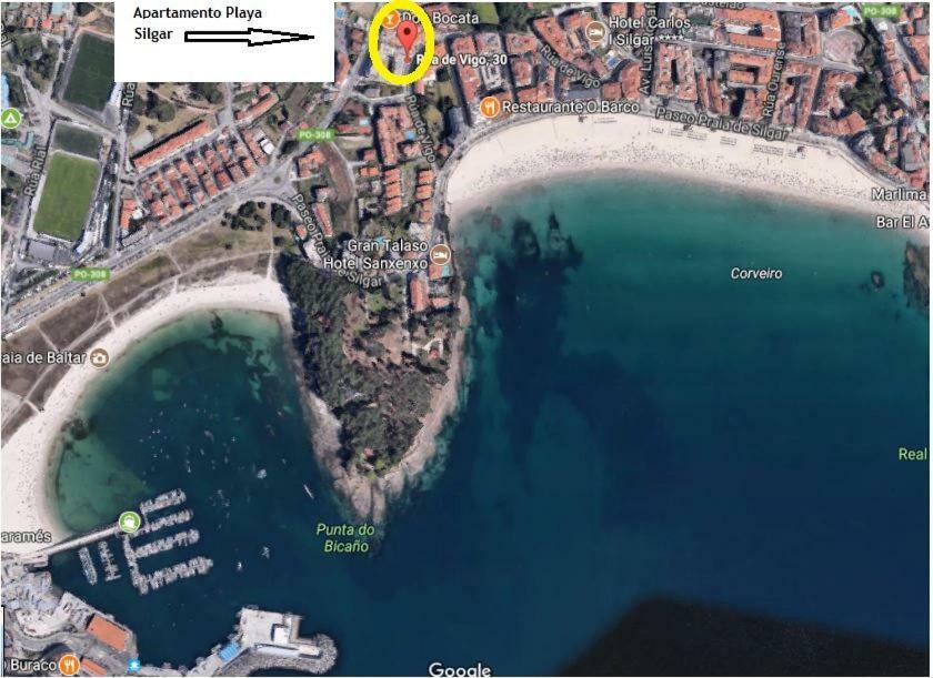 Apartamento Playa Silgar Sanxenxo Dış mekan fotoğraf